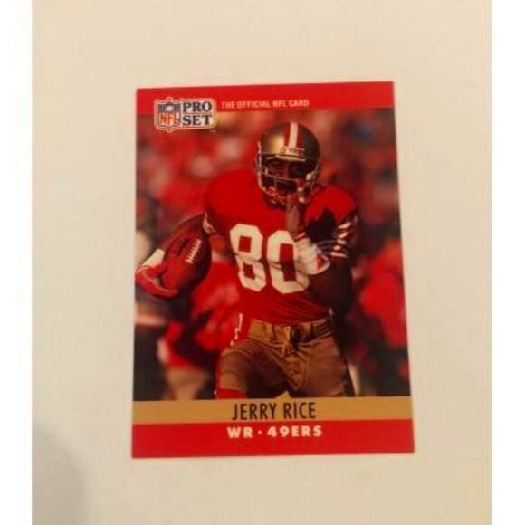 1990 Pro Set Football Card #295 Jerry Rice 49ERS (MISC1) - Picture 1 of 2